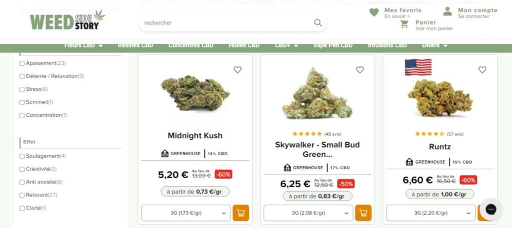 Fleurs Weed Side Story